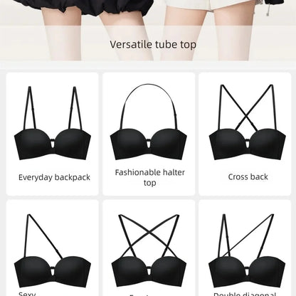 Body Foundation Skin Tone Shapewear Flawless Nude Seamless Bra Tummy Control Push up Invisible Cooling Ice Silk Wedding Date
