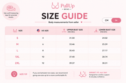 PullUpBras™ No-Slip Strapless Bra