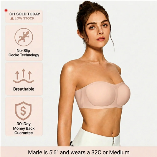 PullUpbras™ Invisible Strapless Bra – Wireless Comfort & Support